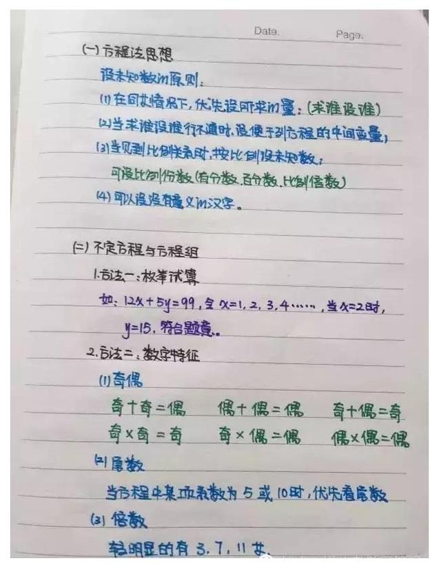 行測(cè)公式記不?。繉W(xué)霸幾張筆記就搞定了！