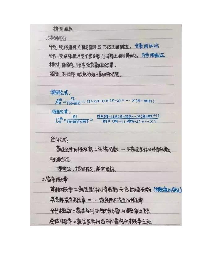 行測(cè)公式記不??？學(xué)霸幾張筆記就搞定了！