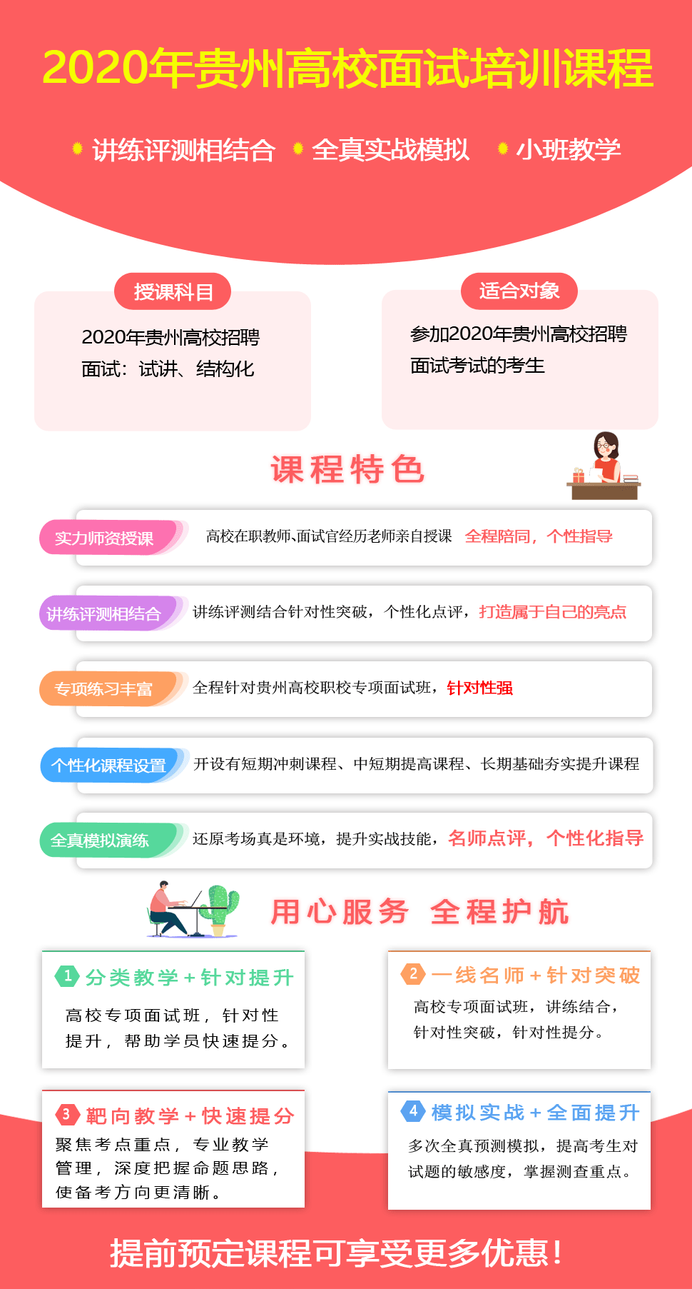 2020年貴州高校職校招聘面試培訓課程